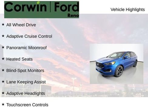 Certified 2020 Ford Edge ST w/ Equipment Group 401A AWD/4WD image 7