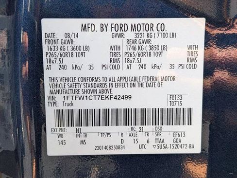 Used 2014 Ford F150 XLT w/ Equipment Group 302A Luxury RWD image 20