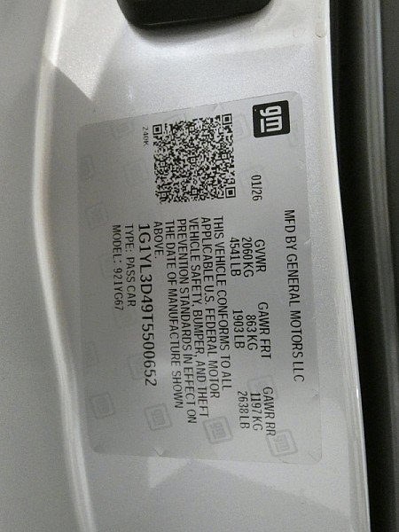 Used 2026 Chevrolet Corvette E-Ray AWD/4WD image 20