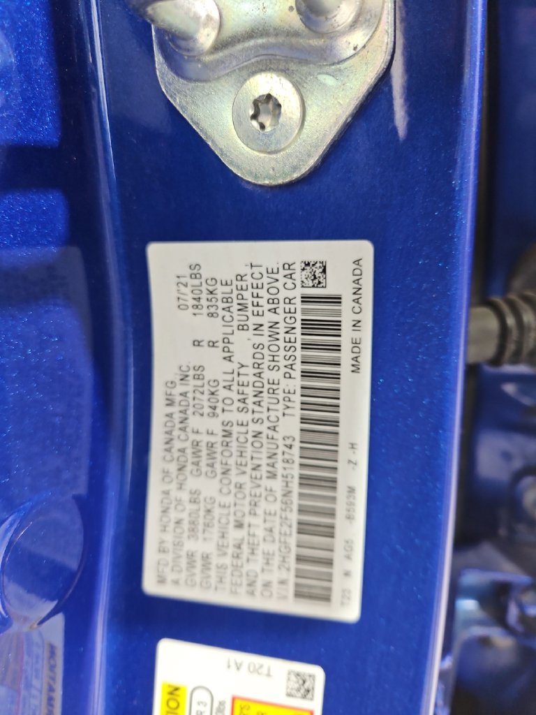 Used 2022 Honda Civic Sport image 28