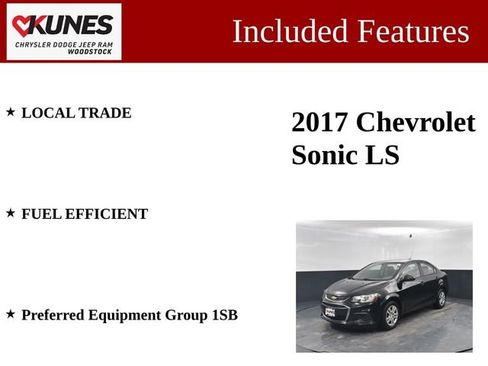 Used 2017 Chevrolet Sonic LS image 3