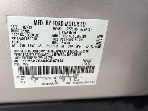Used 2018 Ford Explorer FWD image 16