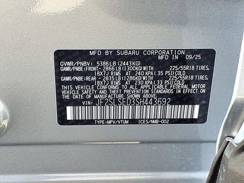 Certified 2025 Subaru Forester Premium AWD/4WD image 10