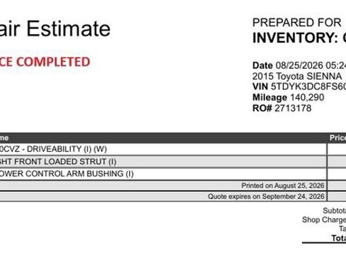 Used 2015 Toyota Sienna XLE Premium FWD image 15