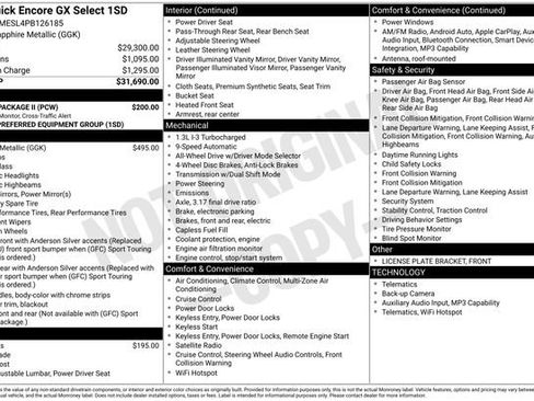 Used 2023 Buick Encore GX Select w/ Safety Package II AWD/4WD image 22