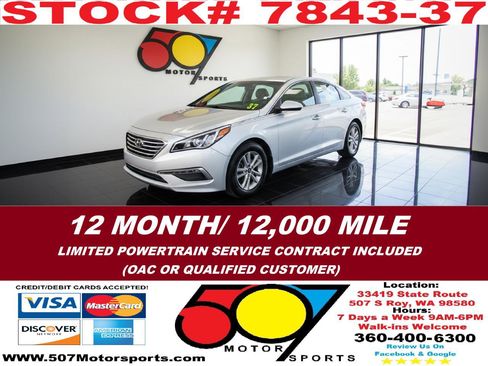 Used 2015 Hyundai Sonata SE w/ Option Group 09 image 1