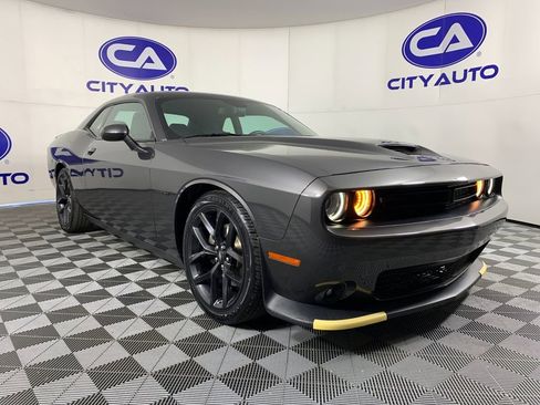 Used 2022 Dodge Challenger R/T w/ Blacktop Package RWD image 1