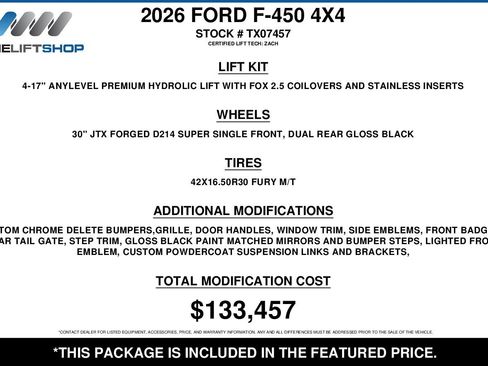 Used 2026 Ford F450 Lariat AWD/4WD image 2