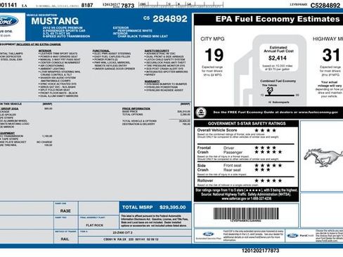Used 2012 Ford Mustang Premium RWD image 4