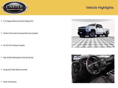Used 2021 Chevrolet Silverado 2500 Custom w/ Custom Value Package AWD/4WD image 16