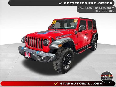 Used 2023 Jeep Wrangler Unlimited Rubicon 4xe AWD/4WD image 1