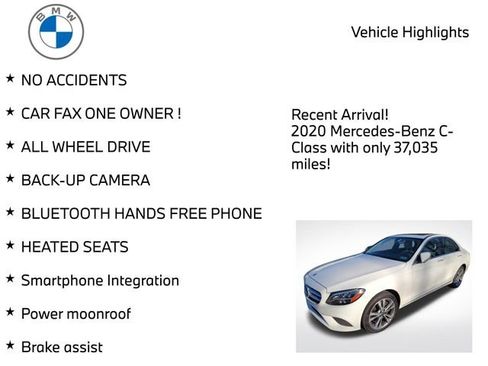 Used 2020 Mercedes-Benz C 300 4MATIC Sedan image 3