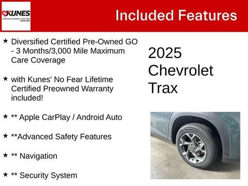 Used 2025 Chevrolet Trax LT FWD image 4