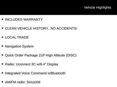 Used 2017 Jeep Cherokee High Altitude