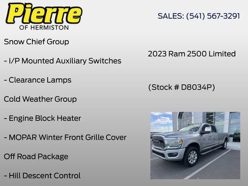 Used 2023 RAM 2500 Limited w/ Towing Technology Group AWD/4WD image 8