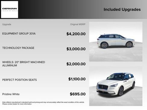 Certified 2021 Lincoln Corsair Grand Touring w/ Equipment Group 301A image 38