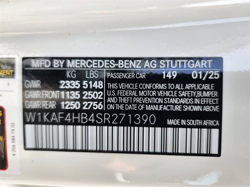 Certified 2025 Mercedes-Benz C 300 4MATIC Sedan image 30