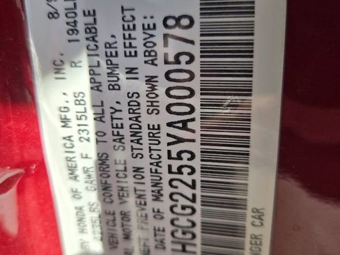 Used 2000 Honda Accord EX image 23