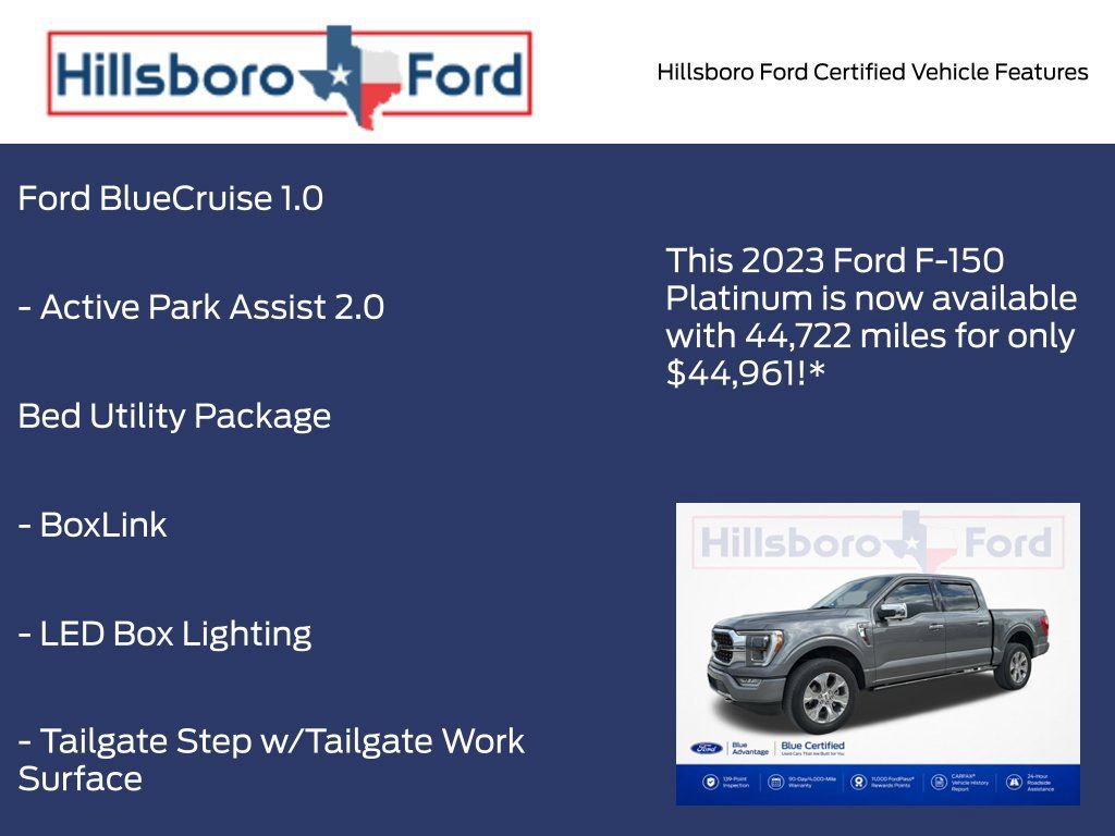Certified 2023 Ford F150 Platinum w/ Equipment Group 701A High AWD/4WD image 5