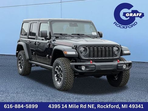 New 2026 Jeep Wrangler Unlimited Rubicon w/ Steel Bumper Group AWD/4WD image 1