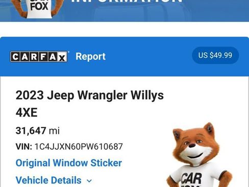 Used 2023 Jeep Wrangler Unlimited w/ Sun & Screen Package AWD/4WD image 9