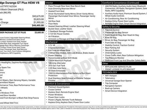 Used 2026 Dodge Durango GT AWD/4WD image 11
