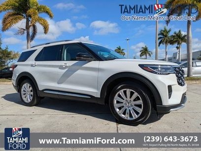 Certified 2025 Ford Explorer Platinum w/ LUX Leather Package