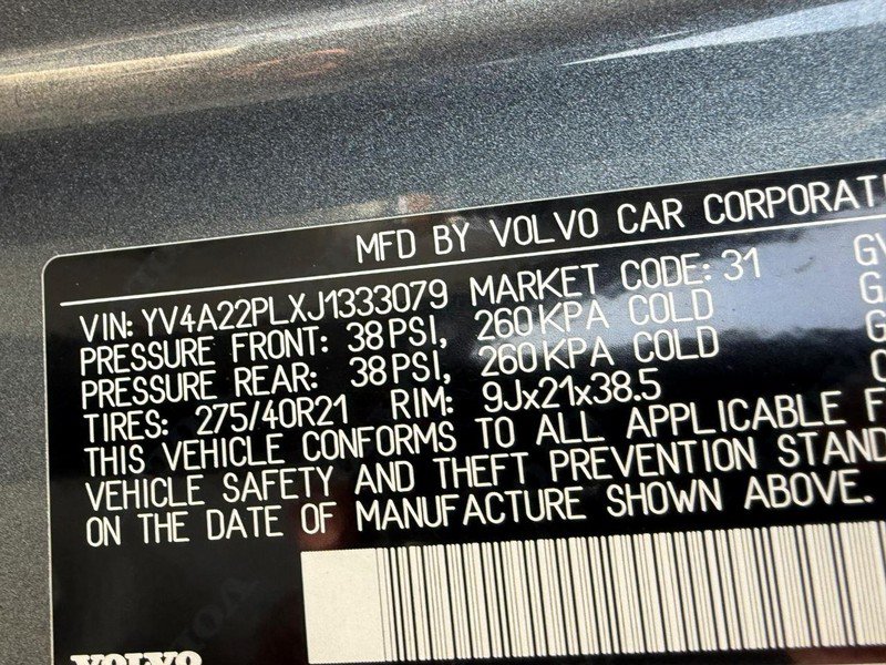 Used 2018 Volvo XC90 T6 Inscription w/ Convenience Package AWD/4WD image 28