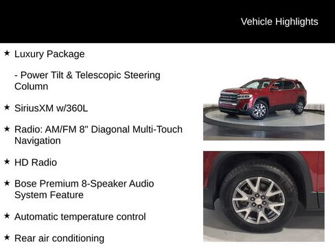 Used 2020 GMC Acadia SLT w/ Premium Package AWD/4WD image 25