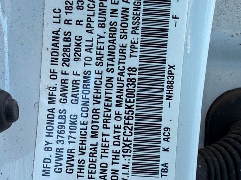 Used 2019 Honda Civic LX image 30