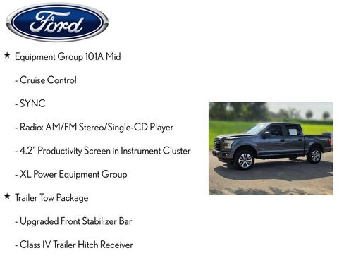 Used 2017 Ford F150 XL w/ Equipment Group 101A Mid AWD/4WD image 4