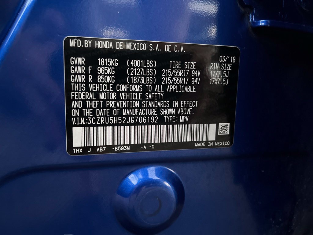 Used 2018 Honda HR-V EX image 10