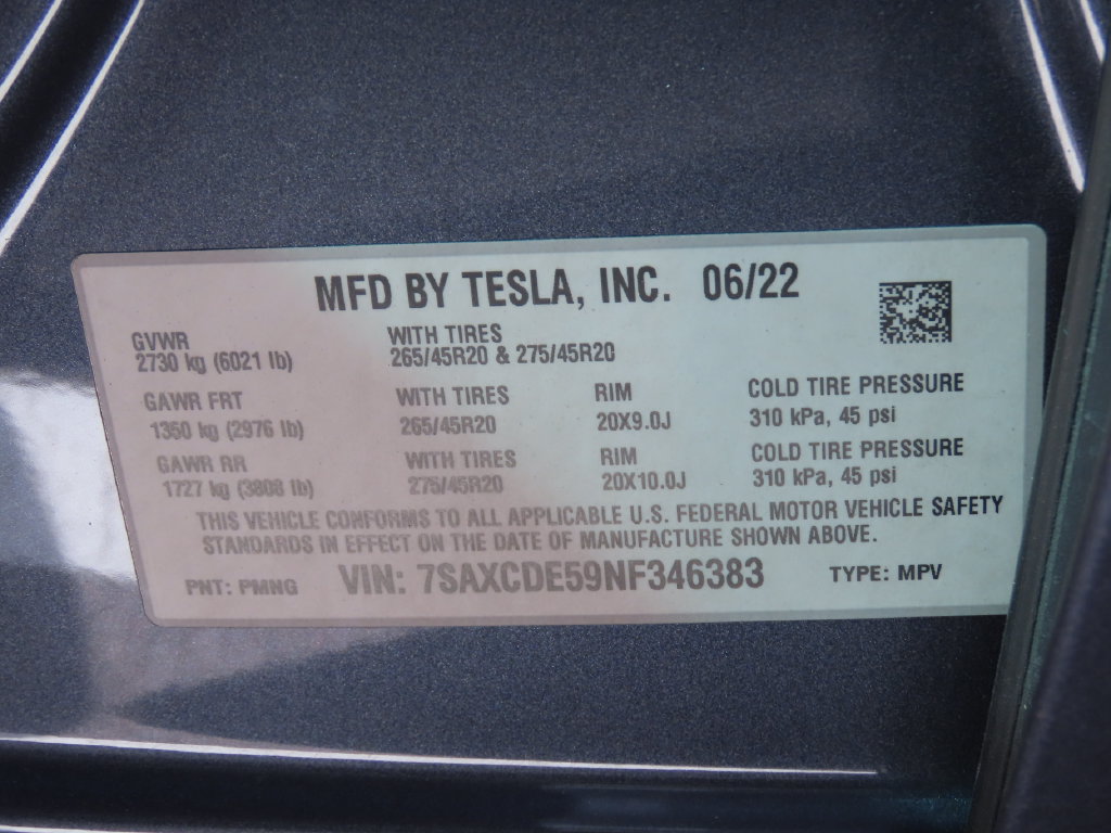 Used 2022 Tesla Model X AWD/4WD image 21