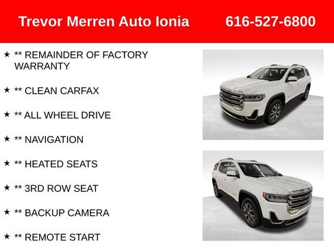 Used 2023 GMC Acadia SLE w/ Driver Convenience Package AWD/4WD image 8