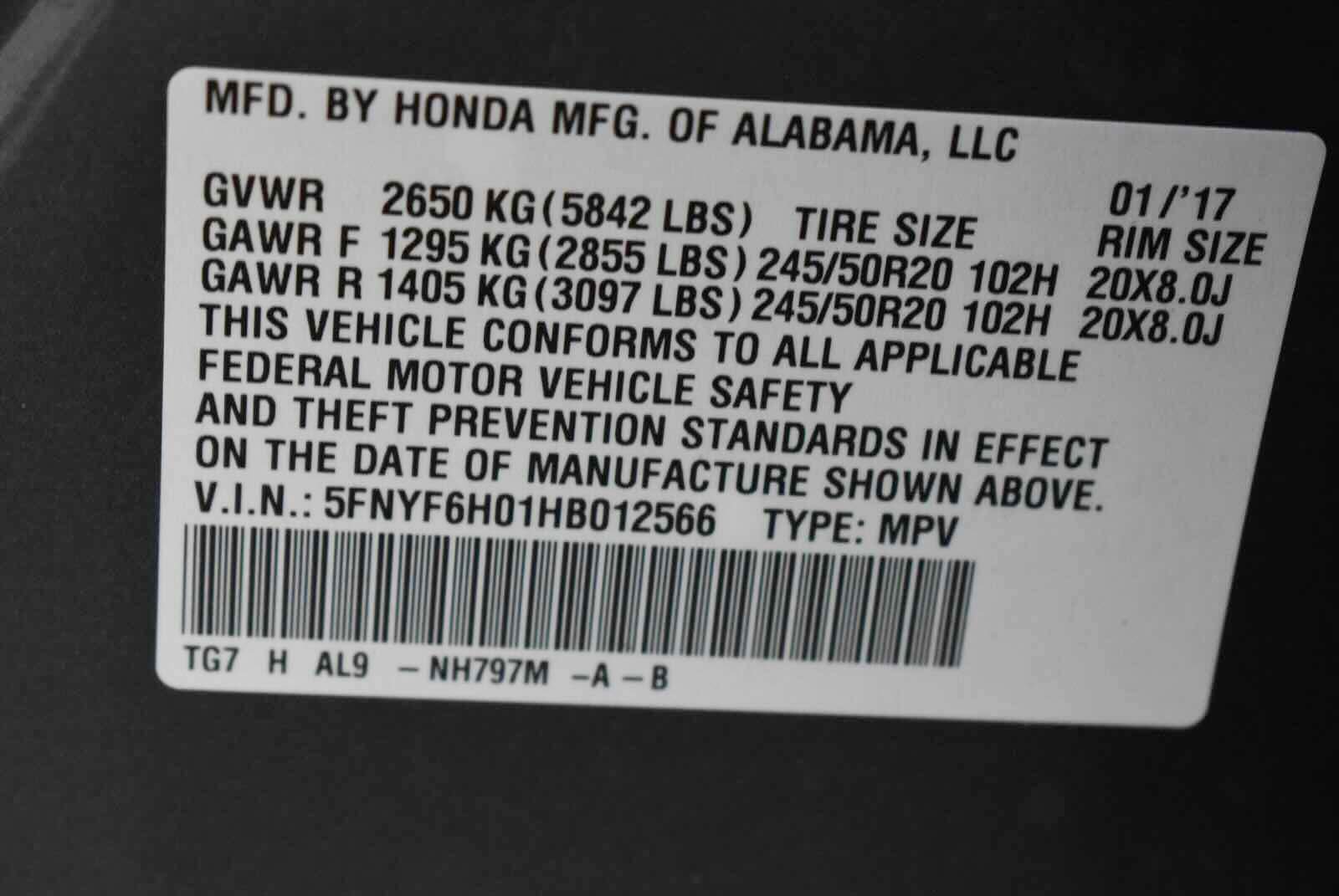 Used 2017 Honda Pilot Elite image 19