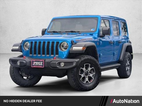 Used 2022 Jeep Wrangler Unlimited Rubicon w/ LED Lighting Group AWD/4WD image 1