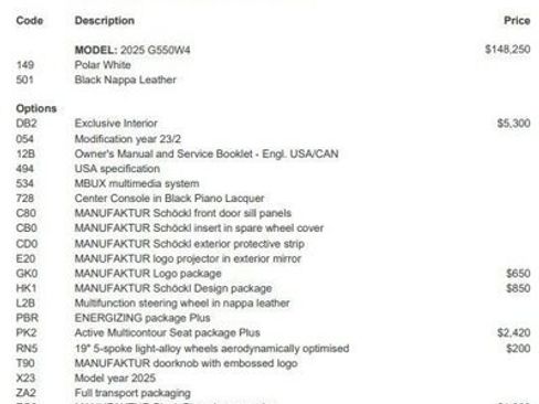 Used 2025 Mercedes-Benz G 550 image 4