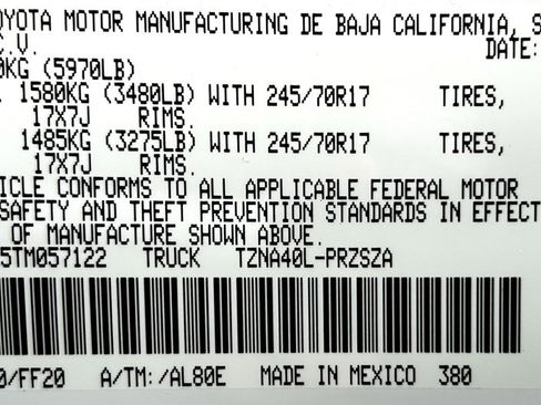 New 2026 Toyota Tacoma SR5 image 25