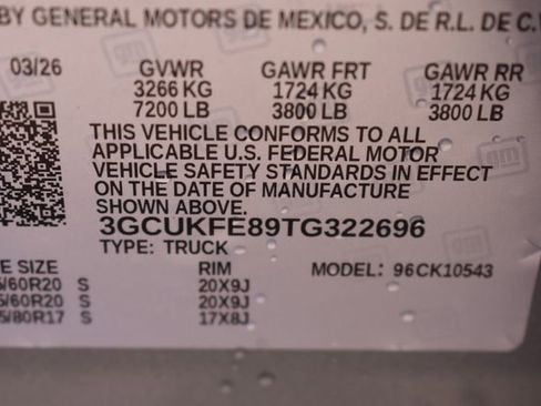 New 2026 Chevrolet Silverado 1500 LT Trail Boss w/ Convenience Package II AWD/4WD image 40