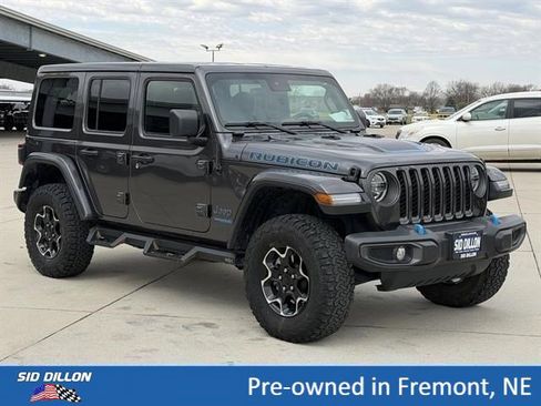 Used 2021 Jeep Wrangler Unlimited Rubicon 4xe w/ Cold Weather Group AWD/4WD image 2