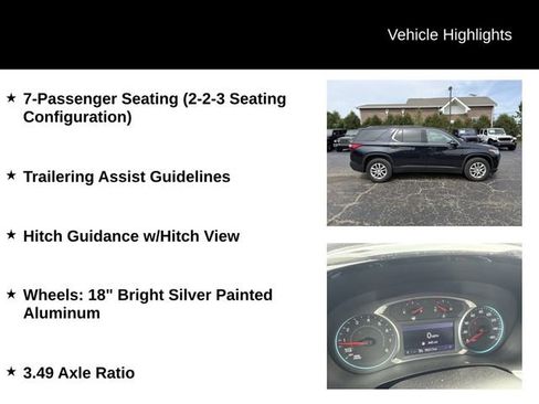 Used 2020 Chevrolet Traverse LT w/ Driver Confidence II Package AWD/4WD image 12