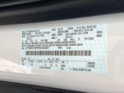 New 2023 Ford Transit 250 Low Roof image 13