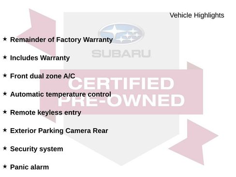 Certified 2024 Subaru Crosstrek 2.0i AWD/4WD image 9