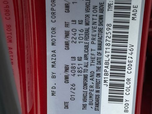 New 2026 MAZDA MAZDA3 s Sport image 29