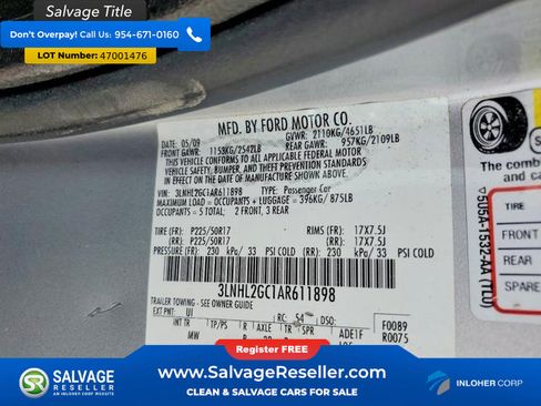 Used 2010 Lincoln MKZ FWD image 16