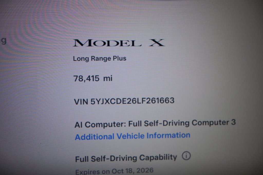 Used 2020 Tesla Model X Long Range AWD/4WD image 12