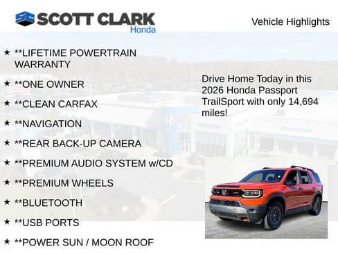 Used 2026 Honda Passport TrailSport image 11