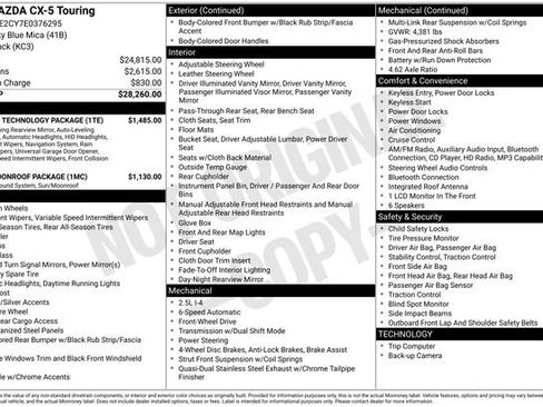 Used 2014 MAZDA CX-5 Touring w/ Touring Technology Package FWD image 28