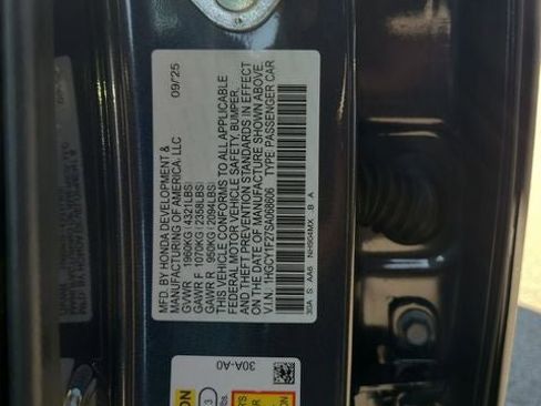 New 2025 Honda Accord LX image 15