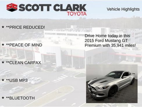 Used 2015 Ford Mustang GT Premium w/ GT Performance Package image 8